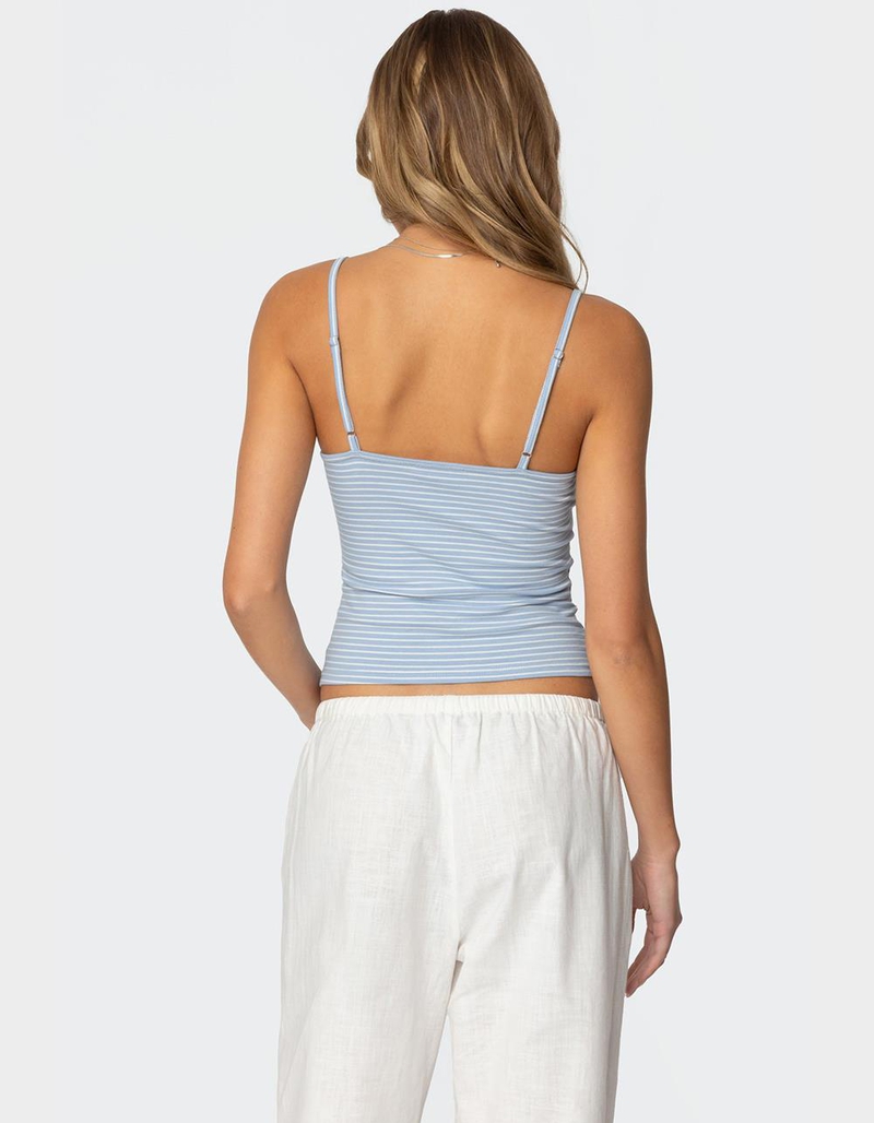 EDIKTED Tova Striped Scoop Tank Top image number 3