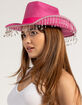 Dangle Rhinestone Womens Cowboy Hat image number 9