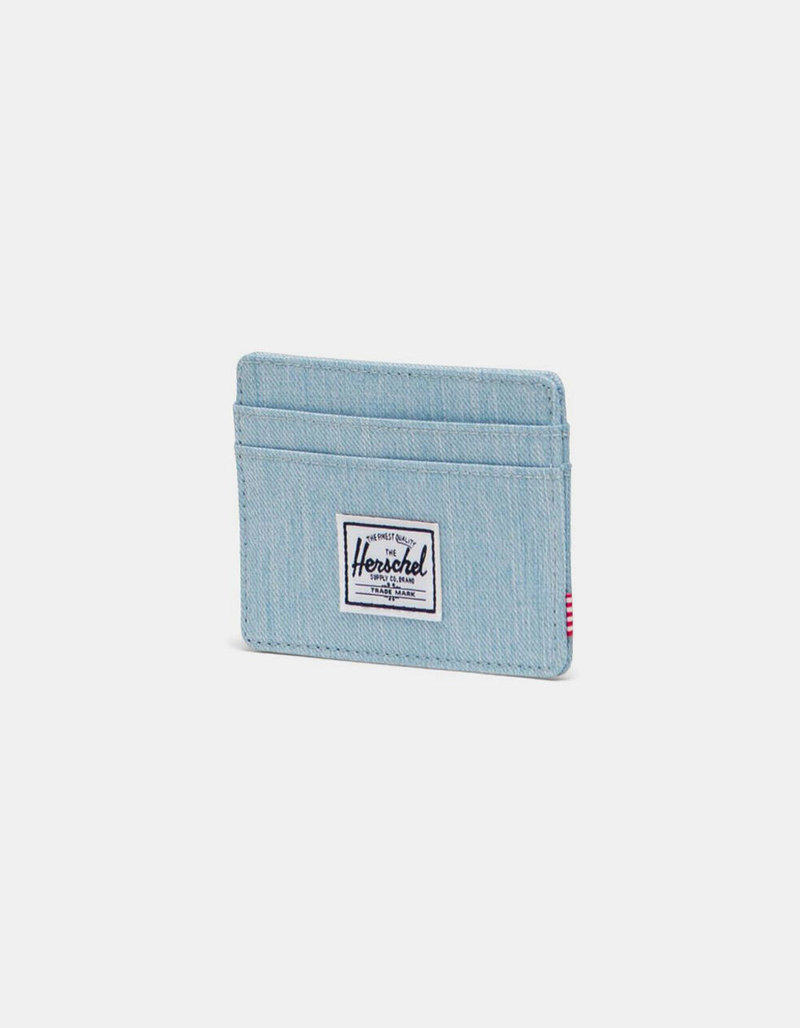HERSCHEL SUPPLY CO. Charlie Light Denim Crosshatch Wallet image number 1