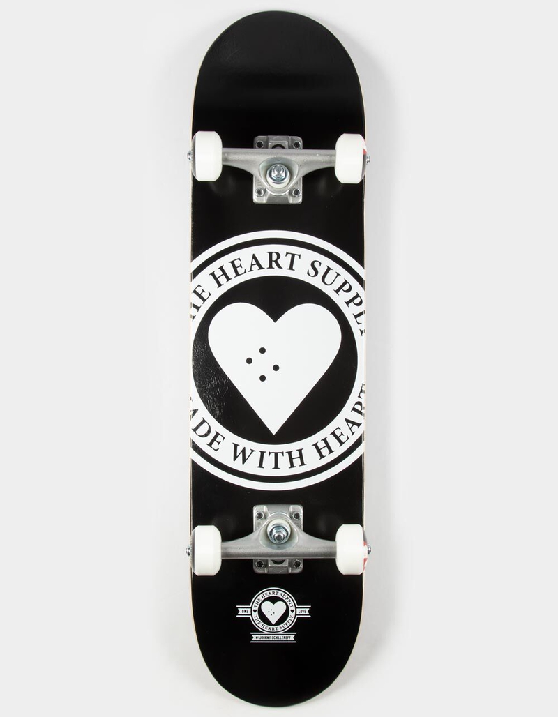 THE HEART SUPPLY Badge 7.75" Complete Skateboard image number 0
