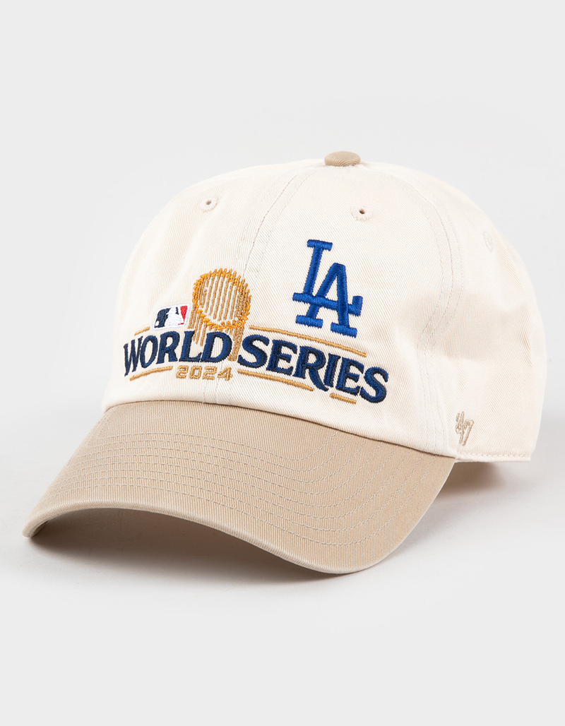 47 BRAND Gem Los Angeles Dodgers 2024 World Series '47 Clean Up Strapback Hat image number 0