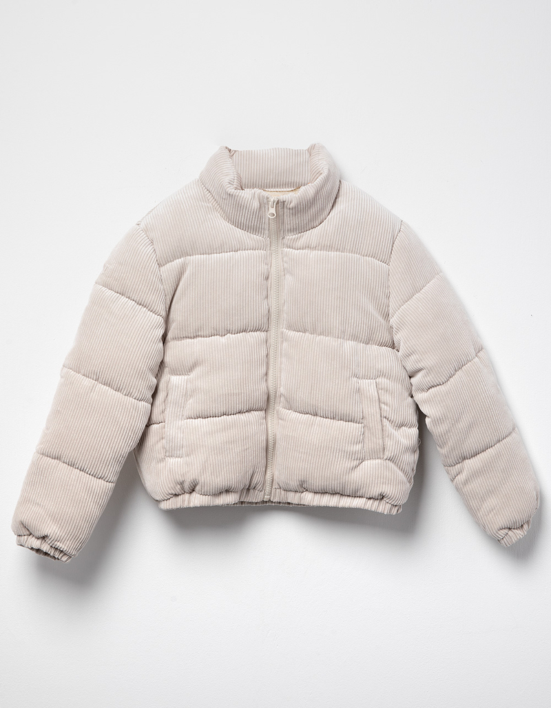 CI SONO Girls Corduroy Puffer Jacket image number 0