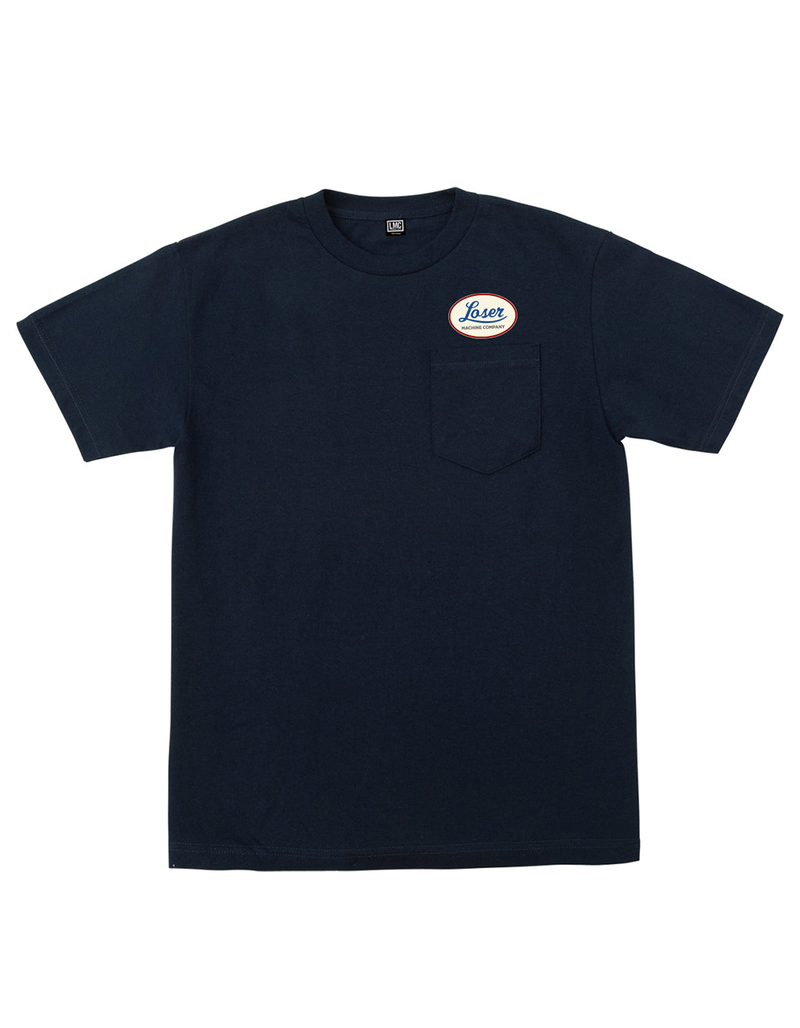LOSER MACHINE Oil Lines Mens Pocket Tee image number 1