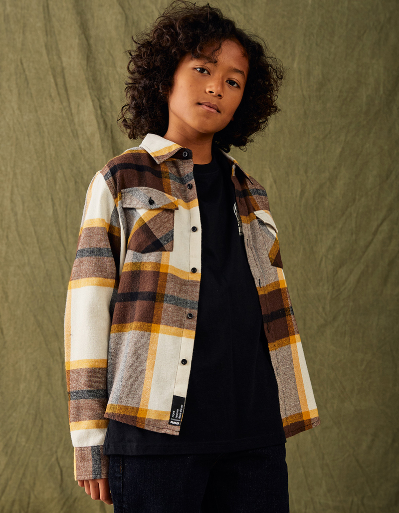 RSQ Boys Plaid Flannel image number 2