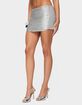 EDIKTED Dion Metallic Fringed Mini Skort image number 2