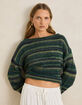 RHYTHM Baklava Knit Womens Sweater RHYTHM Baklava Knit Womens Sweater