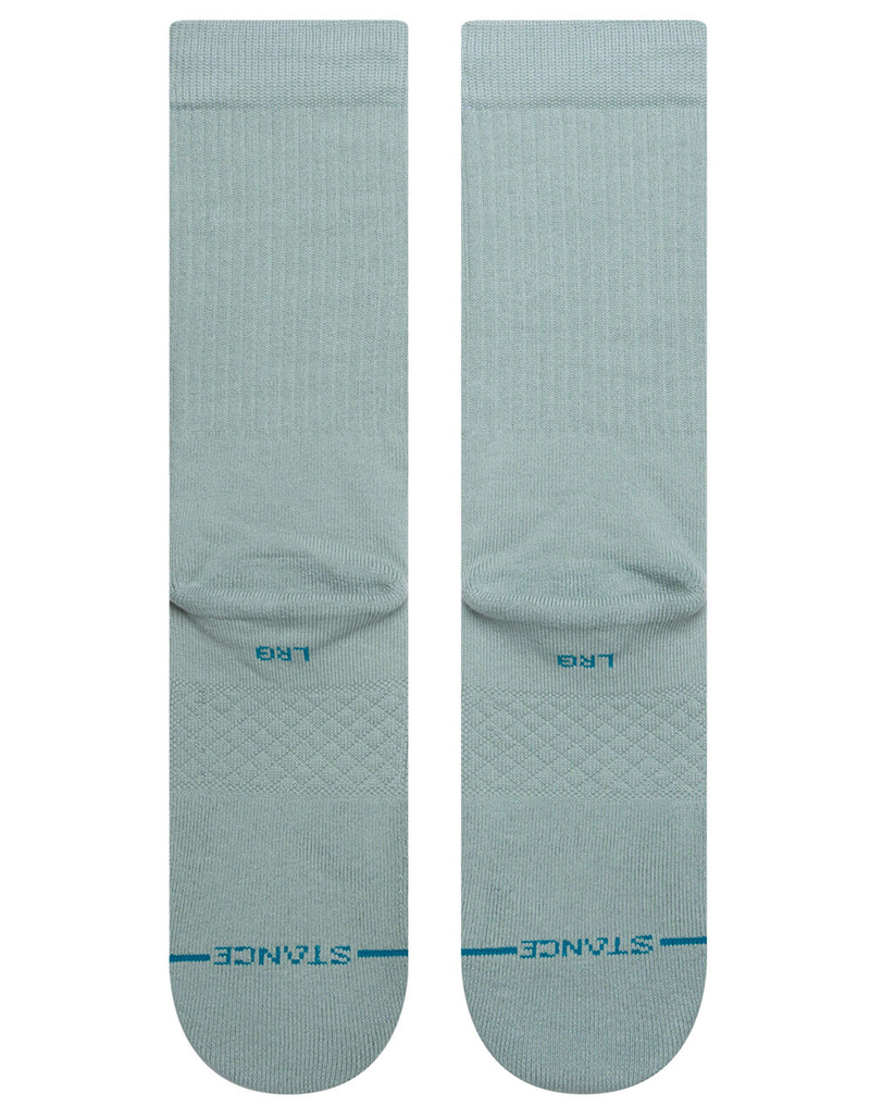 STANCE Icon Mens Green Crew Socks image number 2