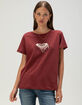 ROXY Rhinestone Womens Boyfriend Tee image number 1