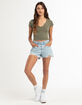 LEVI'S 501 High Rise Womens Denim Shorts - Ojai Top image number 11