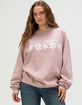 BILLABONG Ride In Womens Oversized Crewneck Sweatshirt image number 1