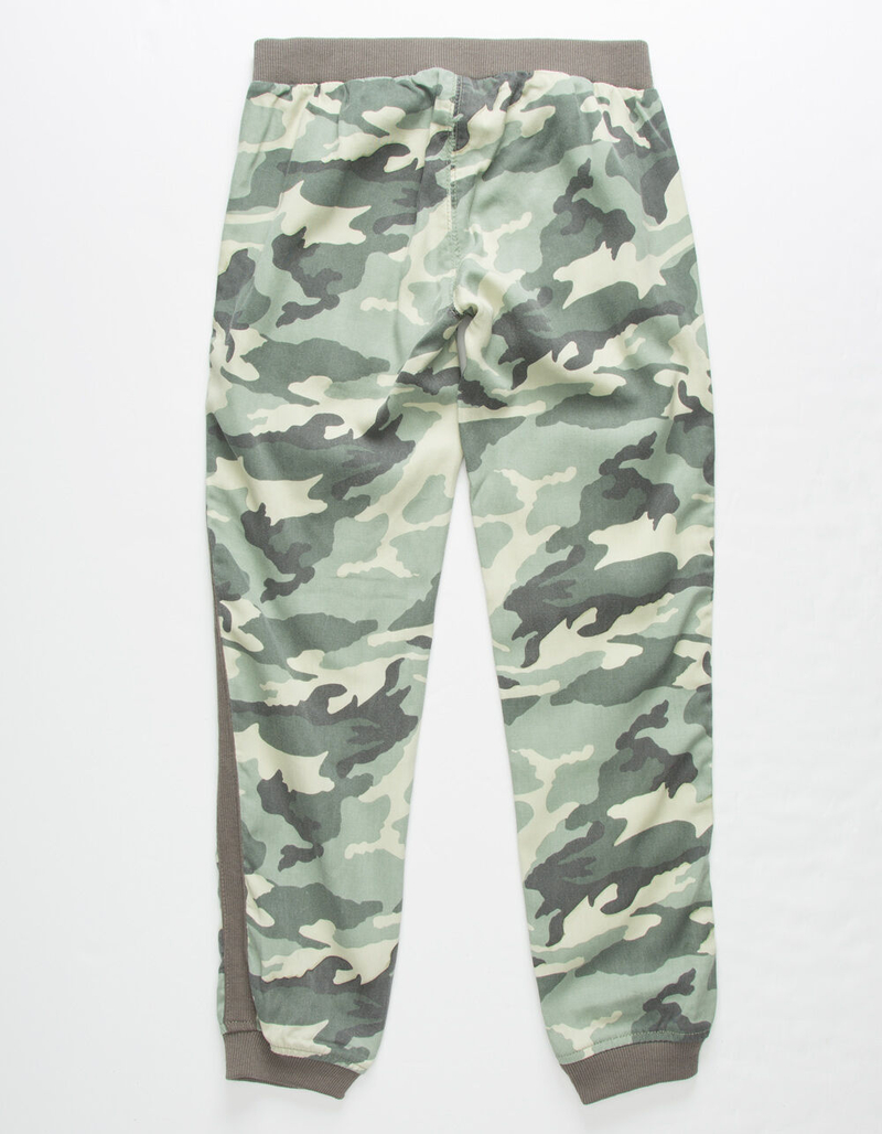 TRACTOR Camo Cropped Girls Jogger Pants image number 1
