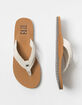 BILLABONG Baja Womens White Sandals image number 5