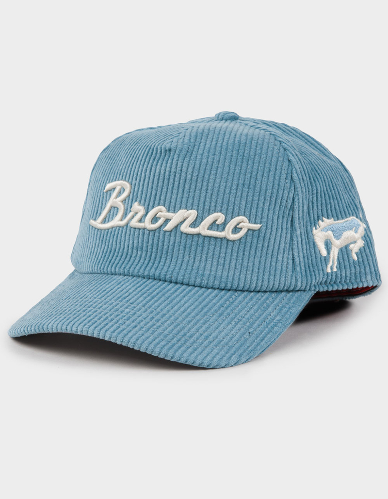 AMERICAN NEEDLE Bronco Balsam Corduroy Snapback Hat image number 0