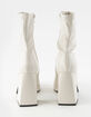 BAMBOO Gradient Womens Platform Stretch Boots image number 4