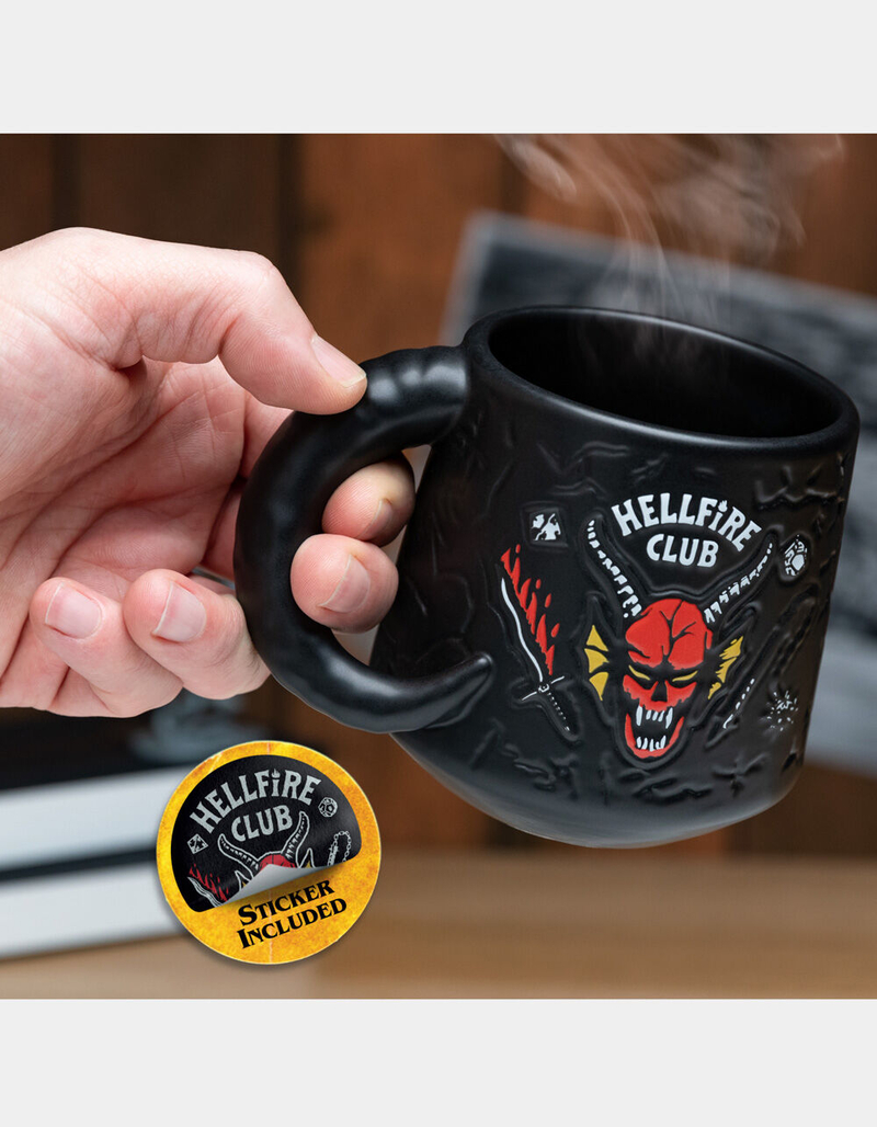 STRANGER THINGS Hellfire Club Demon Embossed Mug image number 1