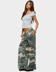 EDIKTED Allen Camo Wide Leg Sweatpants image number 4