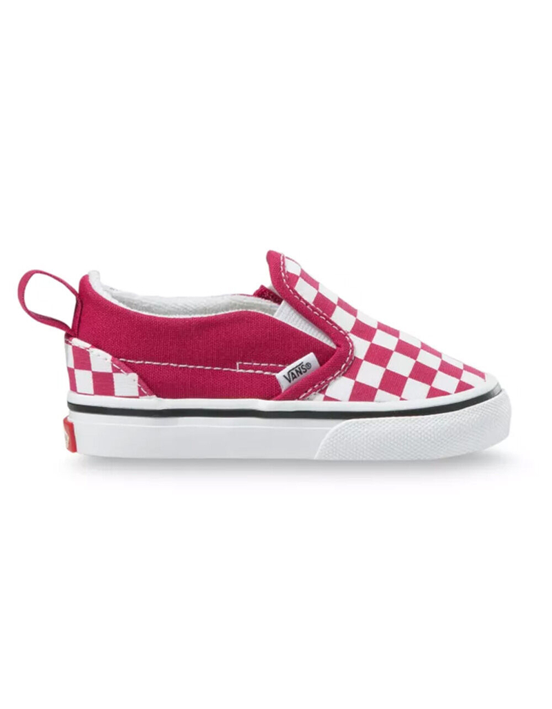 VANS Toddler Checkerboard Slip-On Velcro Shoes image number 3