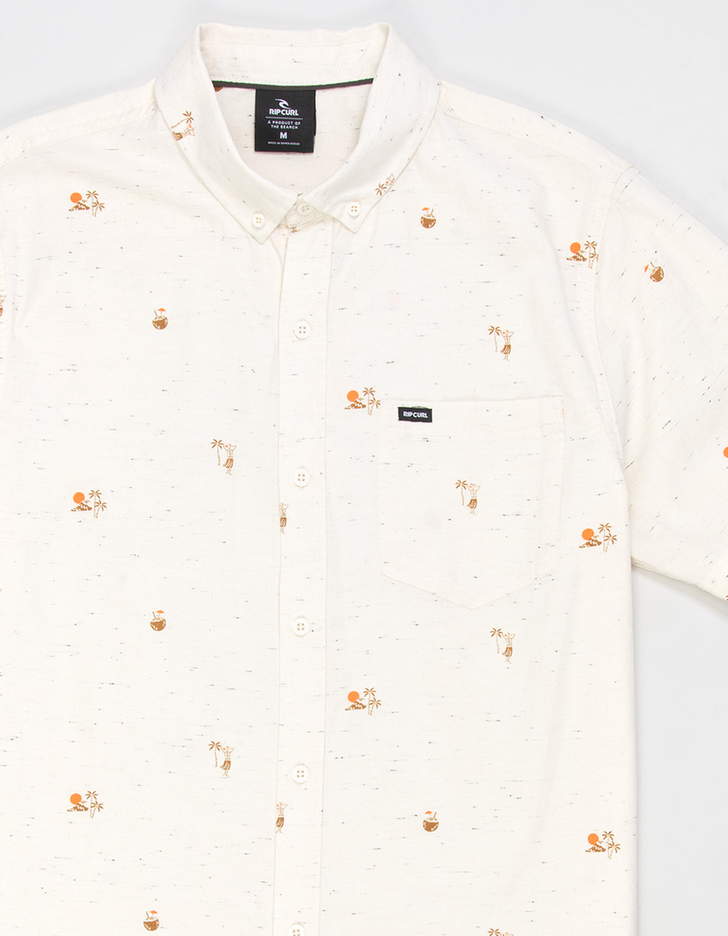 RIP CURL Skelly Breach Mens Button Up Shirt image number 1