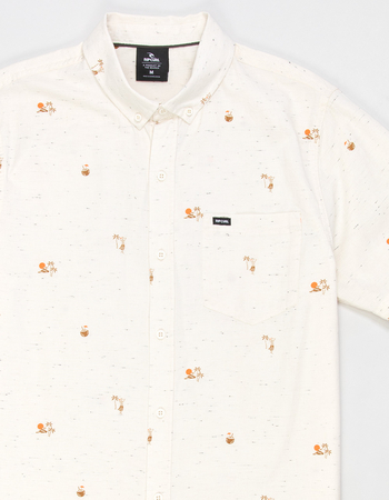 RIP CURL Skelly Breach Mens Button Up Shirt Alternative Image