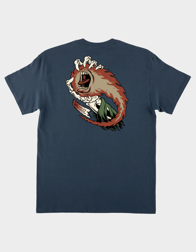 SANTA CRUZ O'Brien Screaming Reaper Mens Tee image number 0