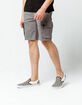 BROOKLYN CLOTH Charcoal Mens Cargo Shorts image number 4
