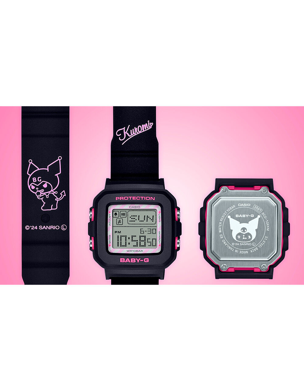 G-SHOCK Baby-G+ x Kuromi BGD10KKM-1 Watch - BLK/MULTI - ONE