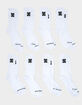 DC SHOES 8 Pack Mens Crew Socks image number 1