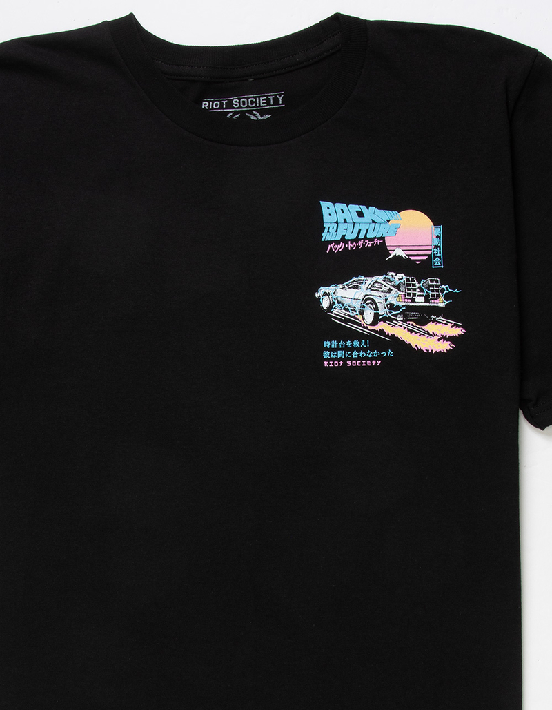 RIOT SOCIETY Back To The Future Kanji Boys Tee image number 2