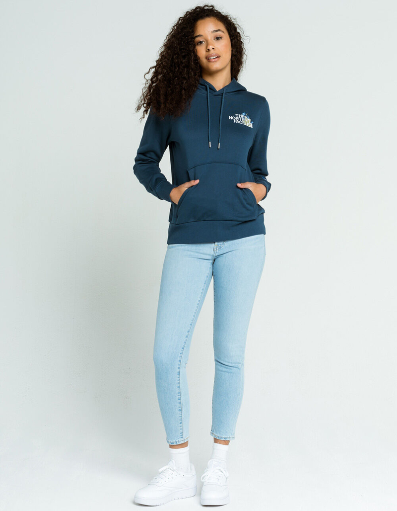 THE NORTH FACE Himalayan Bottle Source Womens Teal Blue Hoodie image number 3