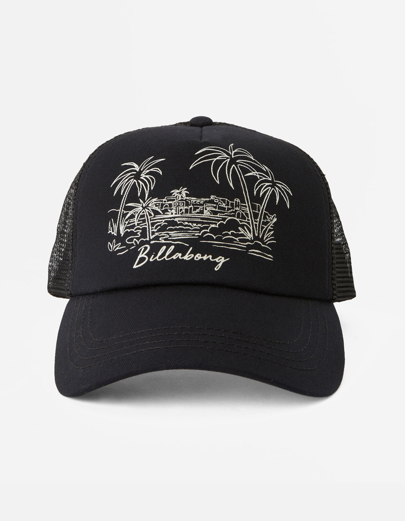 BILLABONG Aloha Forever Black Womens Trucker Hat image number 2