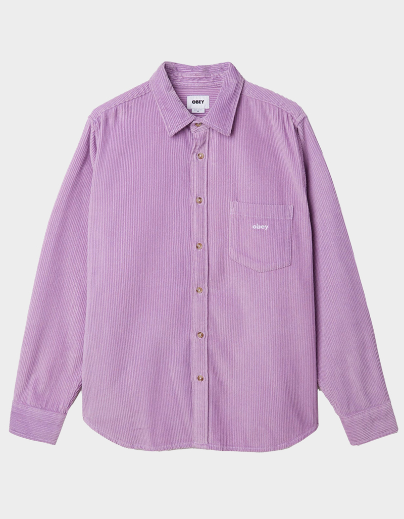 OBEY Miles Mens Woven Shirt image number 0