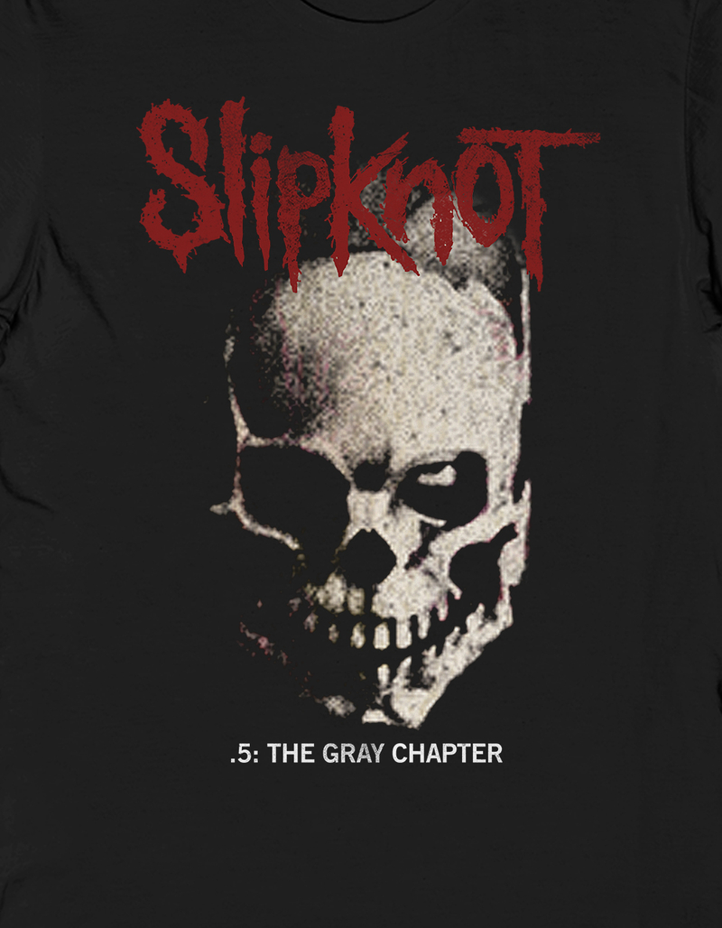 SLIPKNOT Gray Chapter Big Skull Unisex Tee image number 1