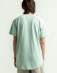 RSQ Mens Sage Tall Pocket Tee image number 4