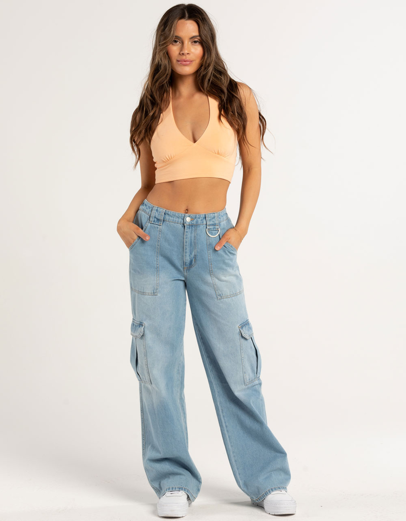 FULL TILT Womens Halter Top image number 5