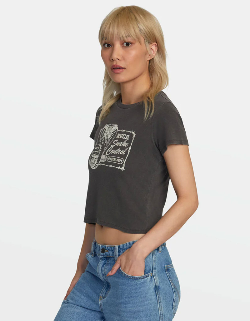 RVCA 411 Womens Crop Tee image number 1