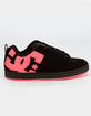 DC SHOES Court Graffik Womens Black & Hot Pink Shoes image number 1