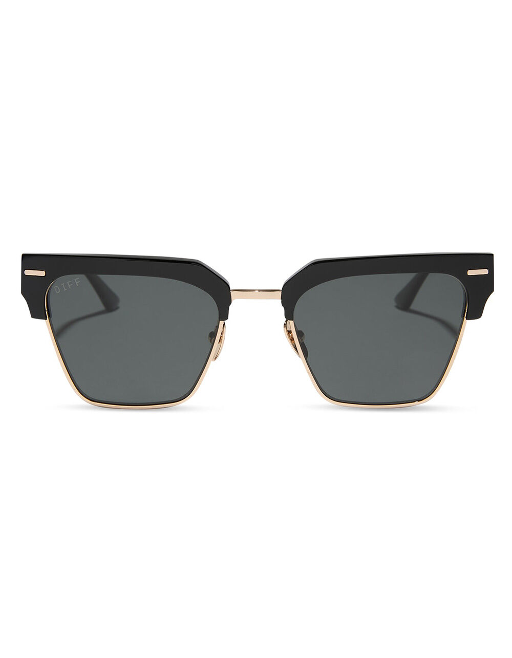 DIFF EYEWEAR Capri Polarized Sunglasses - BLACK GOLD - ONE SIZE