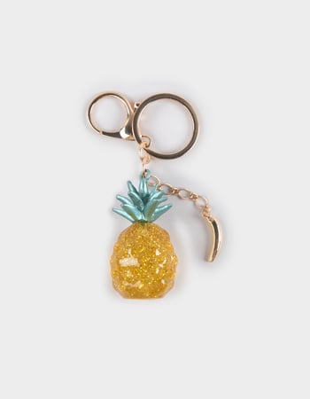 FULL TILT Pineapple Bag Charm Primary Image
