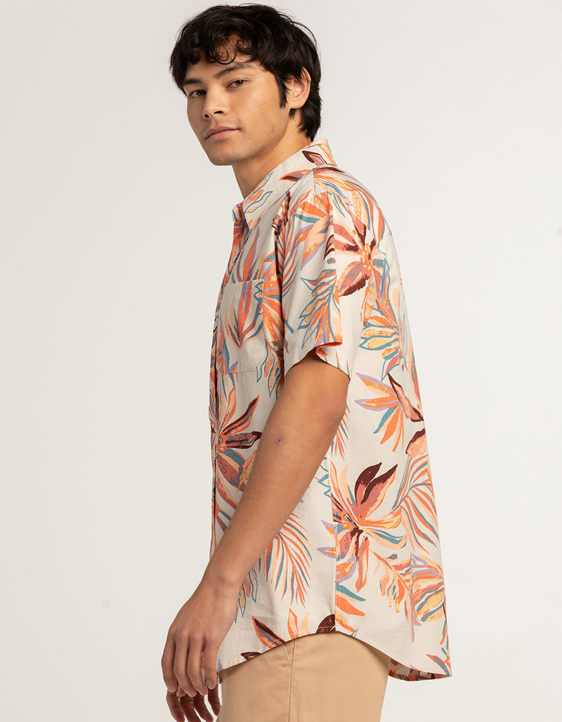 RSQ Mens Tropical Button Up Shirt image number 2