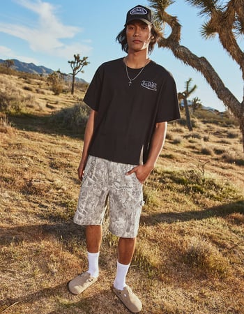 RSQ Mens Loose Twill Carpenter Shorts Primary Image