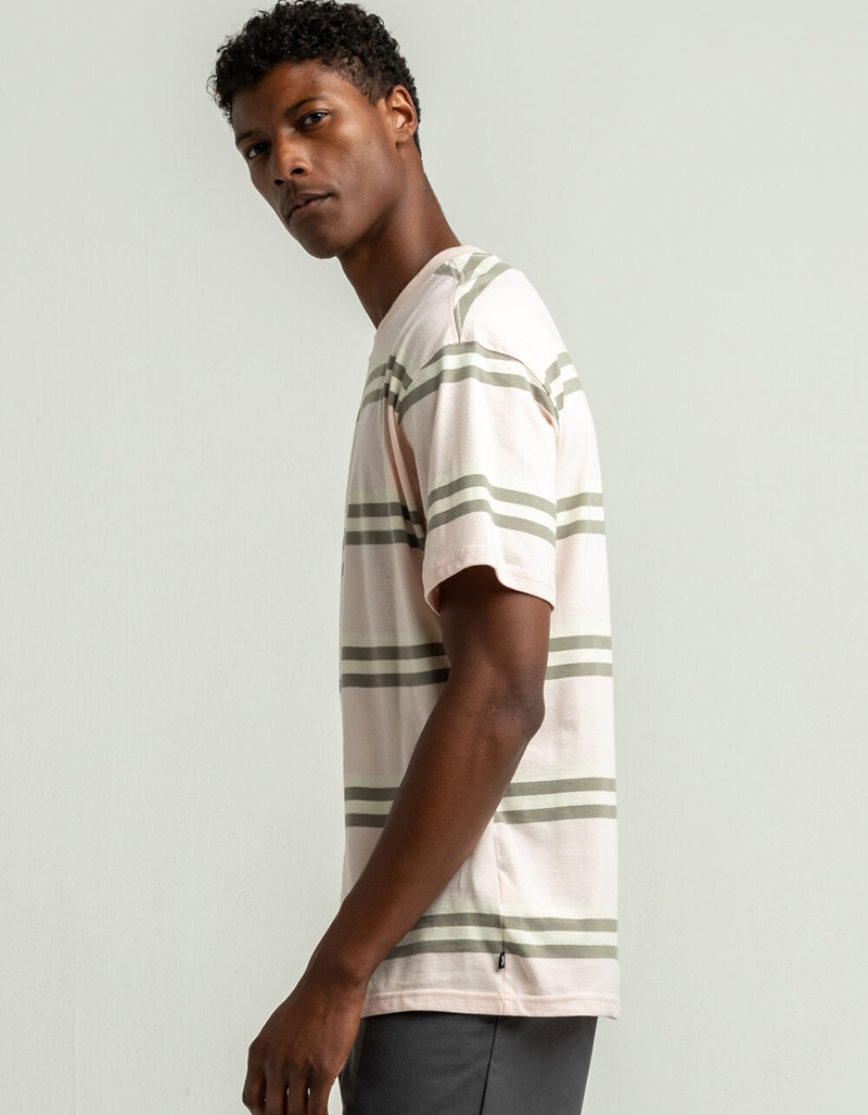 NIKE SB Stripe Mens Light Pink T-Shirt image number 2