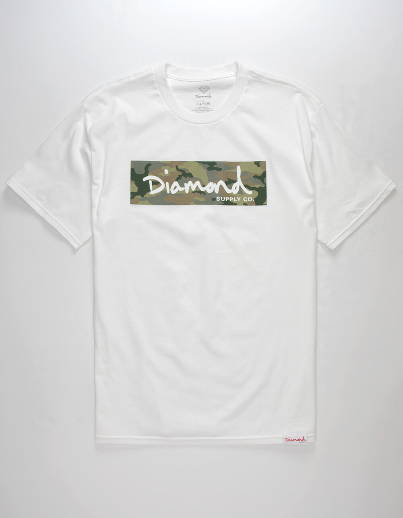 DIAMOND SUPPLY CO. Camo Box Mens T-Shirt image number 0