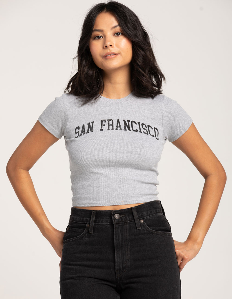 FULL TILT San Francisco Womens Baby Tee image number 0