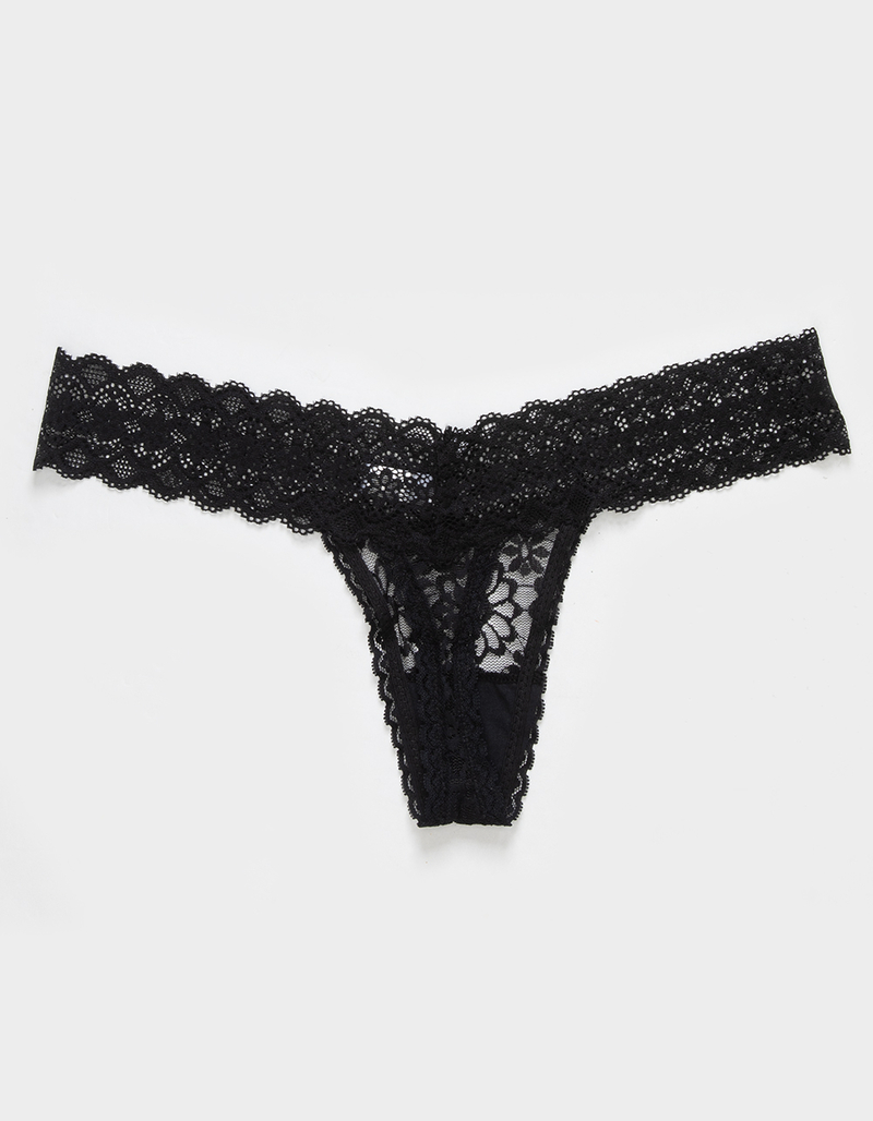 FULL TILT Lace Thong image number 1