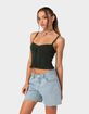 EDIKTED Lacey Knit Tank Top image number 4