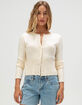 RSQ Womens High Rib Boyfriend Cardigan image number 1