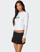 EDIKTED Retro Roadtrip Long Sleeve Tee image number 3