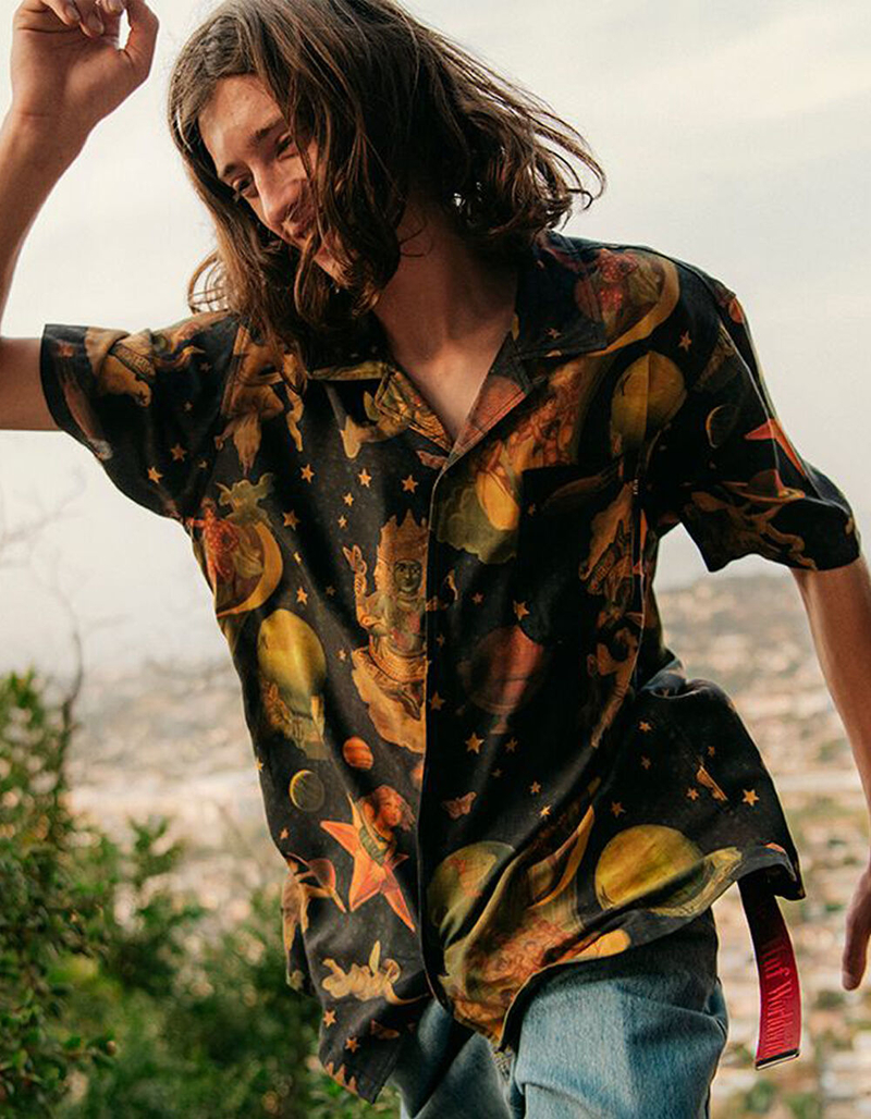 HUF x The Smashing Pumpkins Tonight Mens Shirt image number 5