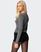 EDIKTED Shilo Ribbed Cardigan image number 2