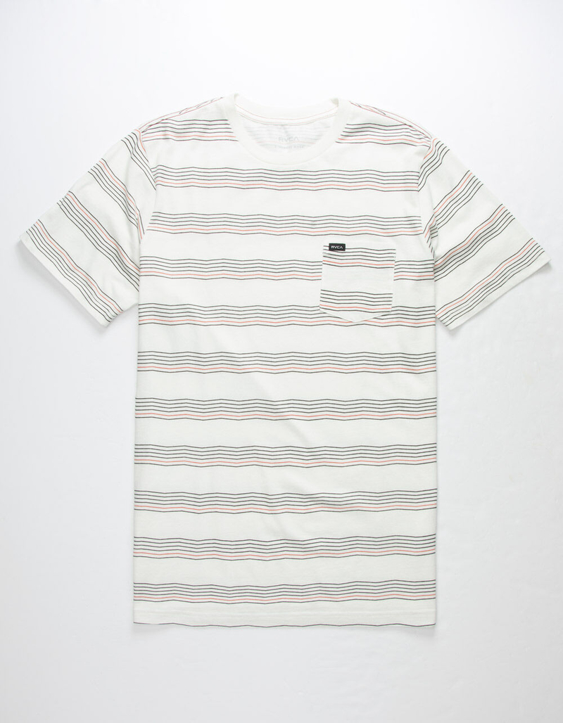 RVCA Wavy Stripe Mens Pocket Tee image number 0